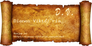 Dienes Viktória névjegykártya