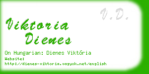 viktoria dienes business card
