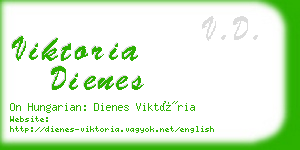 viktoria dienes business card